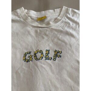 GOLF Wang Star Logo Graphic Tee Shirt Beige Size Large